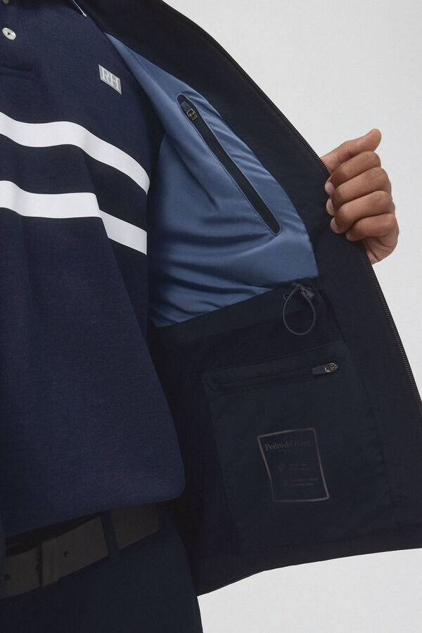 Pedro del Hierro Cortavientos bicolor golf Azul