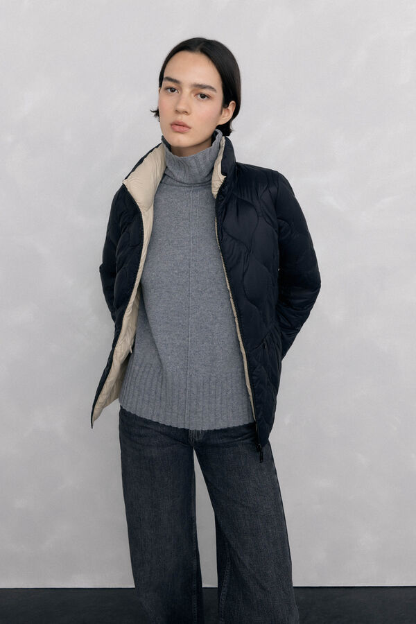 Pedro del Hierro Ultralight curto revers&iacute;vel Preto