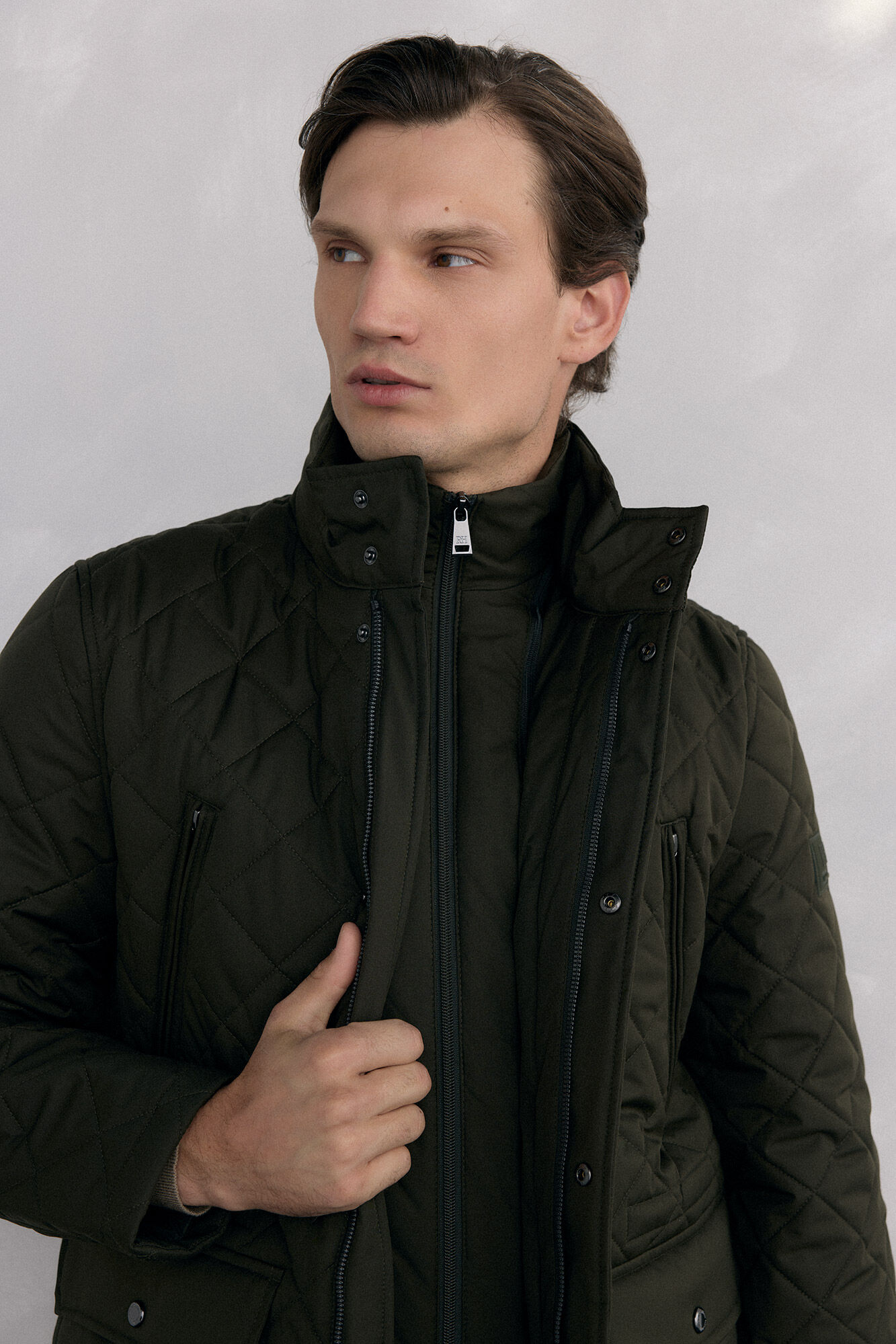 Pedro del Hierro Chaqueta acolchada rombos