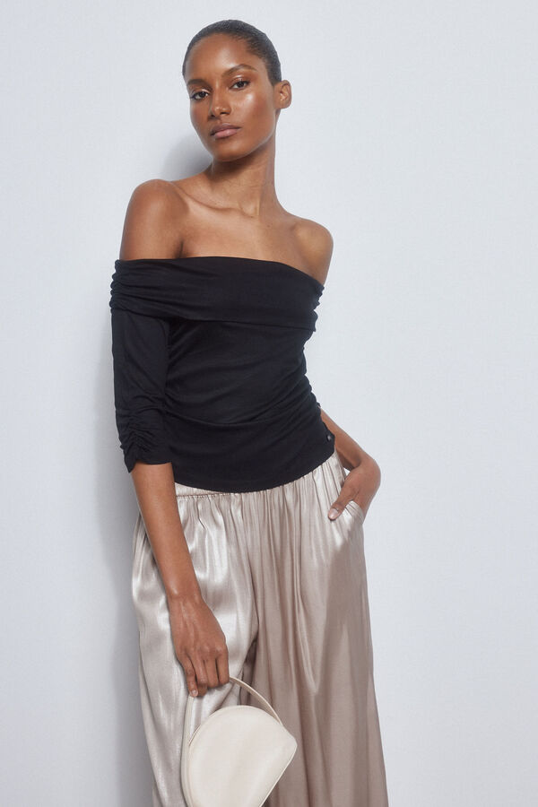 Pedro del Hierro Camiseta barco Negro