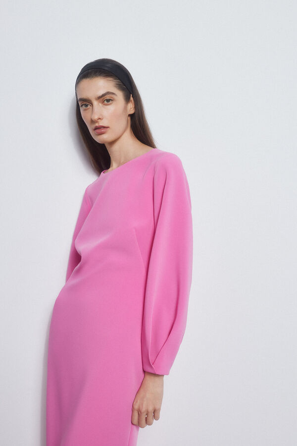 Pedro del Hierro Vestido bodycon escote espalda Rosa