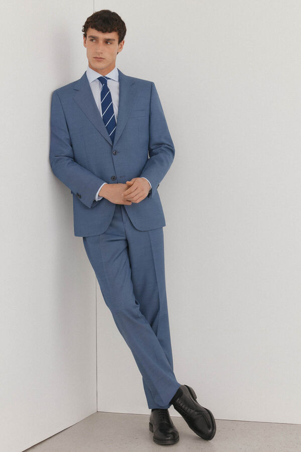 Pedro del Hierro Blazer sob medida Azul