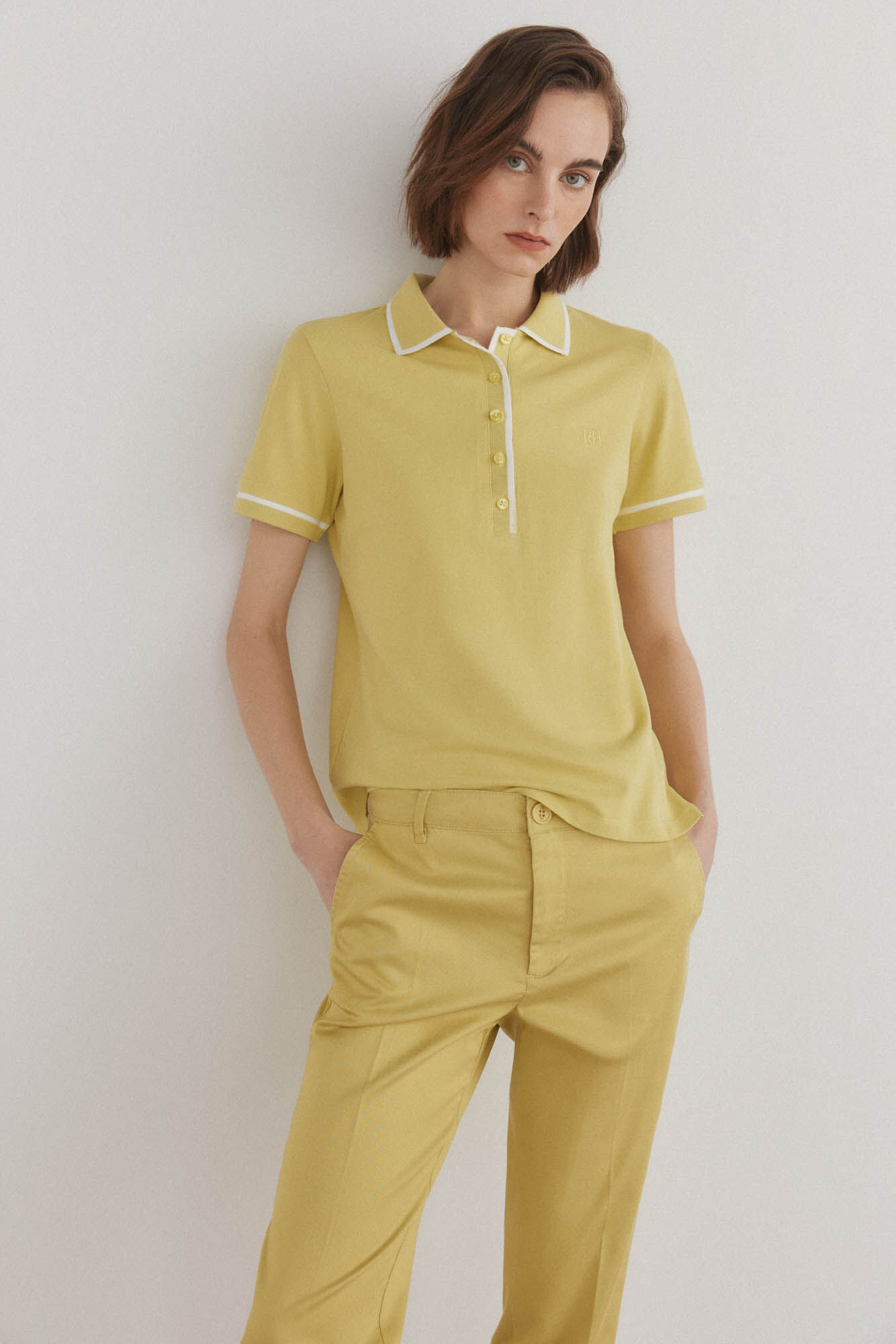 Pedro del Hierro Polo liso manga corta