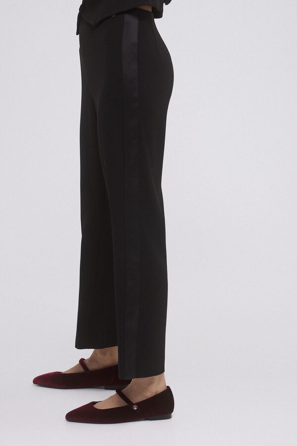 Pedro del Hierro Pantal&oacute;n smoking Negro