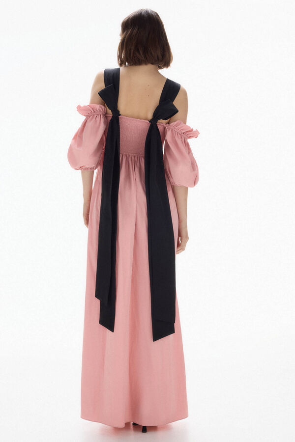 TFP by Tamara Falc&oacute; Vestido com la&ccedil;os contrastantes Rosa