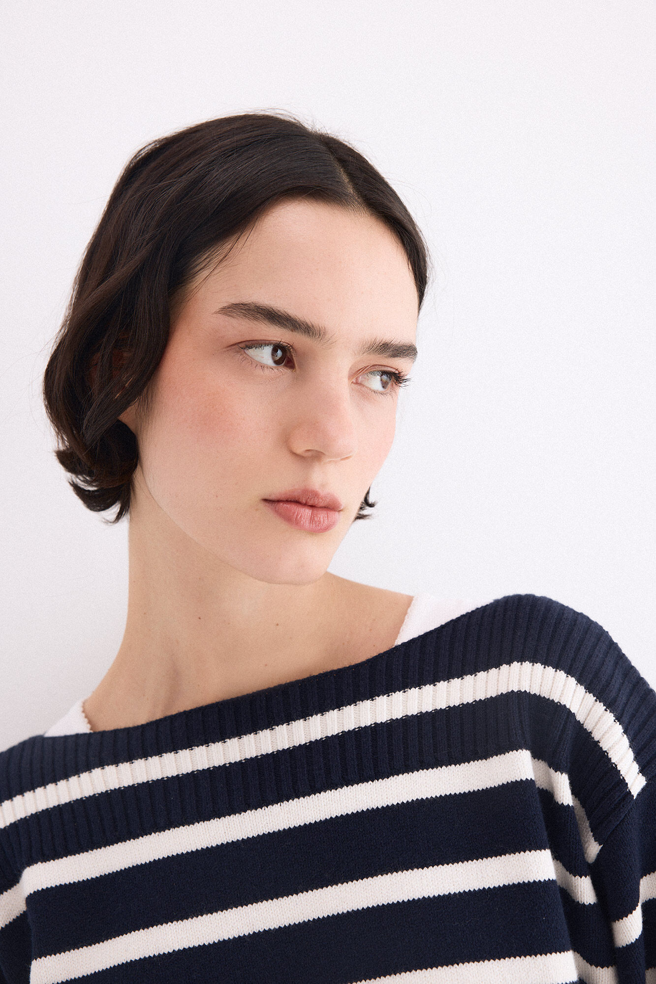 Pedro del Hierro Camisola &agrave;s riscas bicolores