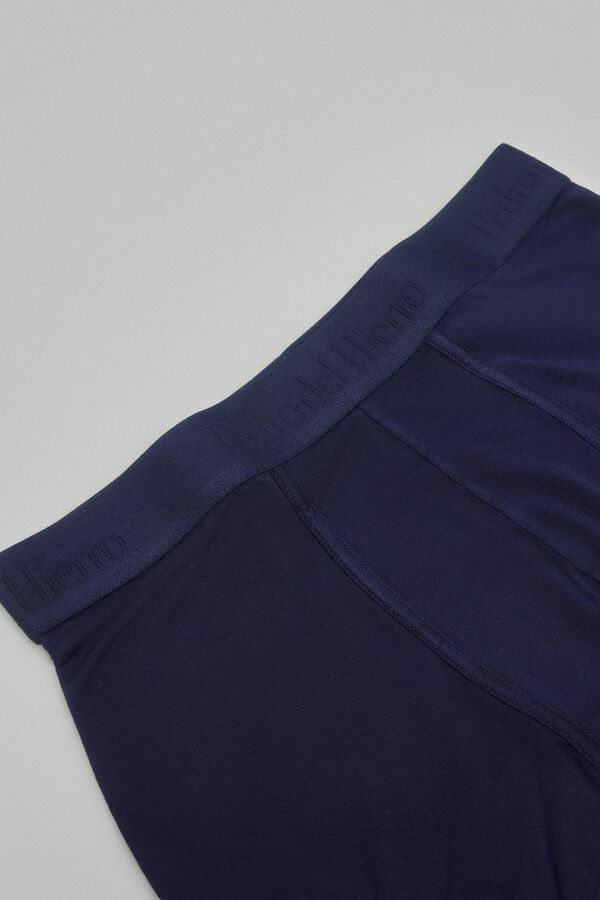 Pedro del Hierro Boxer punto liso Azul