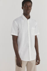 Pedro del Hierro Camisa de manga curta que n&atilde;o precisa passar Branco