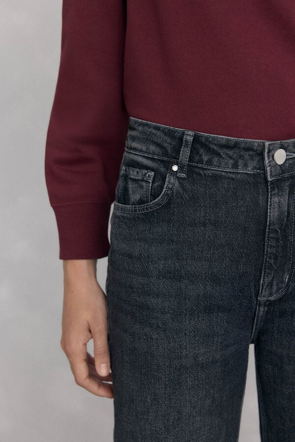 Pedro del Hierro Cal&ccedil;a jeans b&aacute;sica de perna larga Cizento