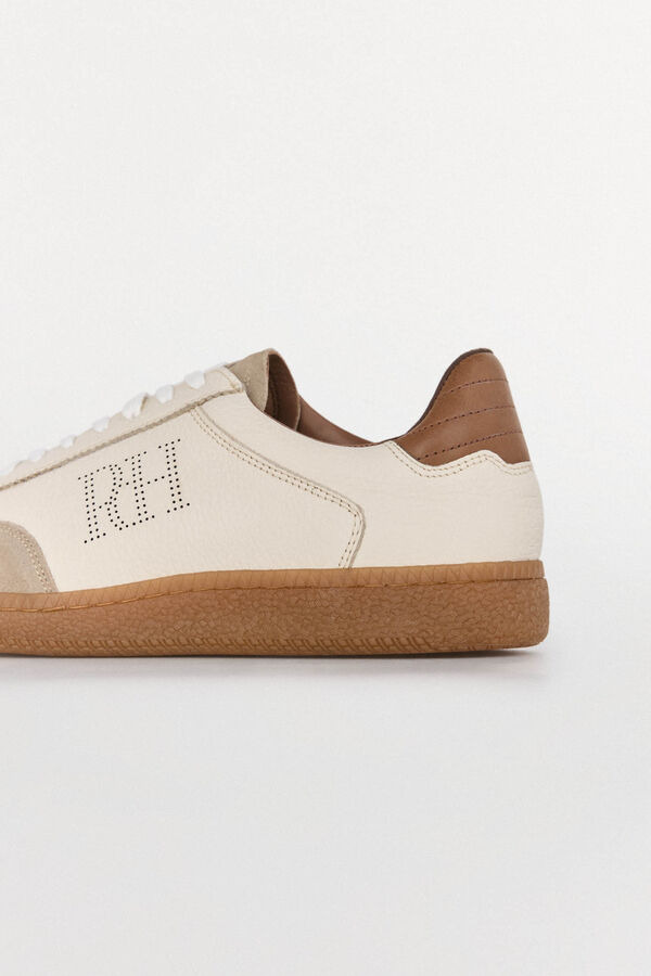Pedro del Hierro T&ecirc;nis de pele Beige