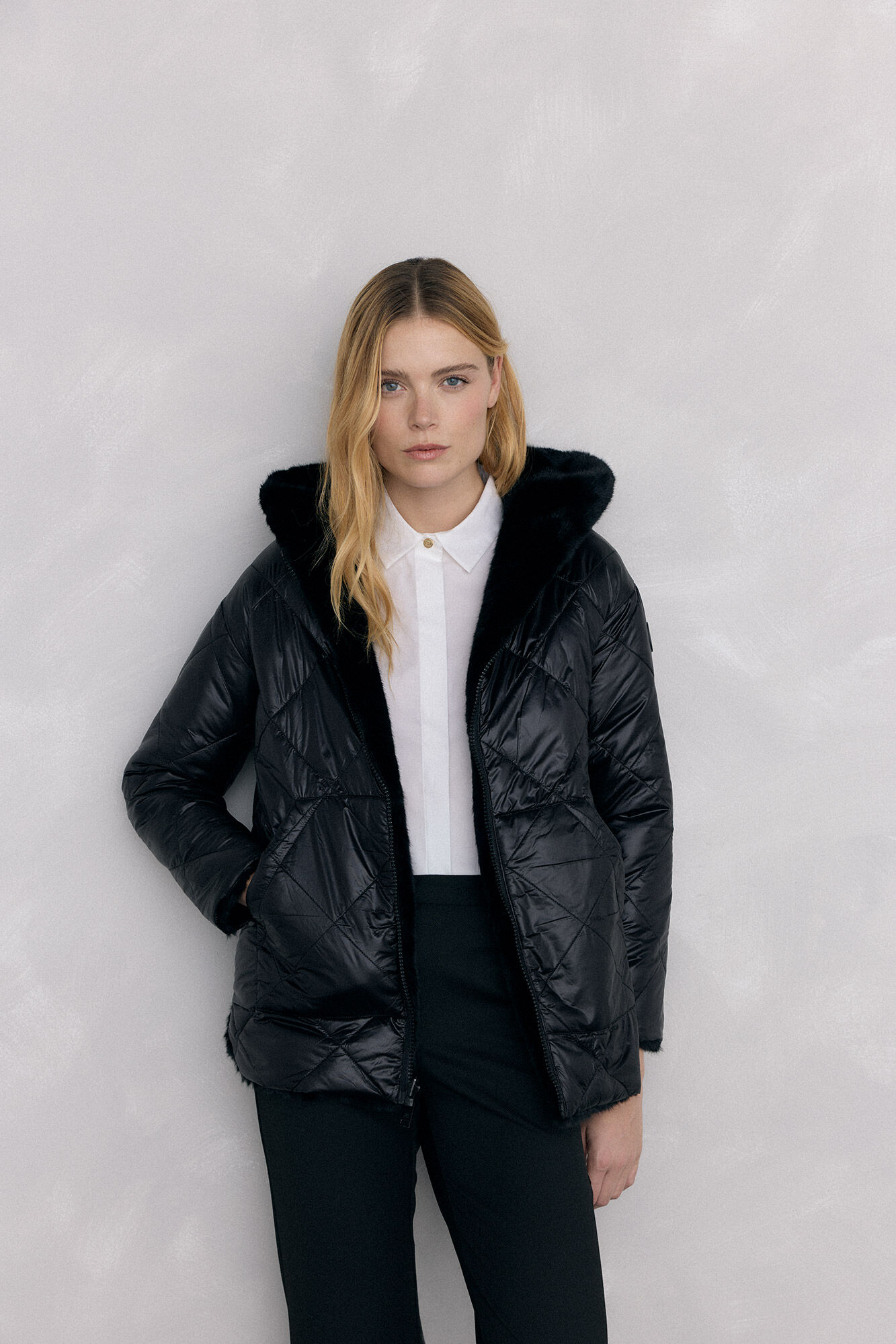 Pedro del Hierro Parka de pele revers&iacute;vel