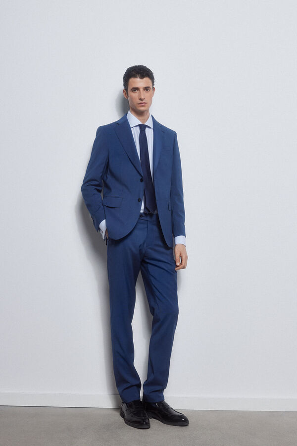 Pedro del Hierro Blazer azul slim fit Azul