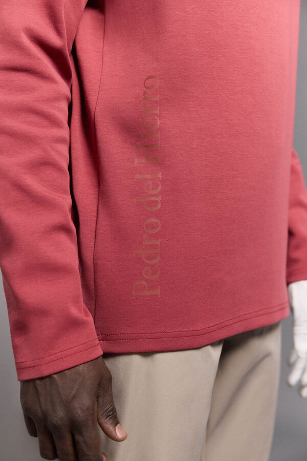 Pedro del Hierro fecho-&eacute;clair com Sweatshirt para golfe Vermelho