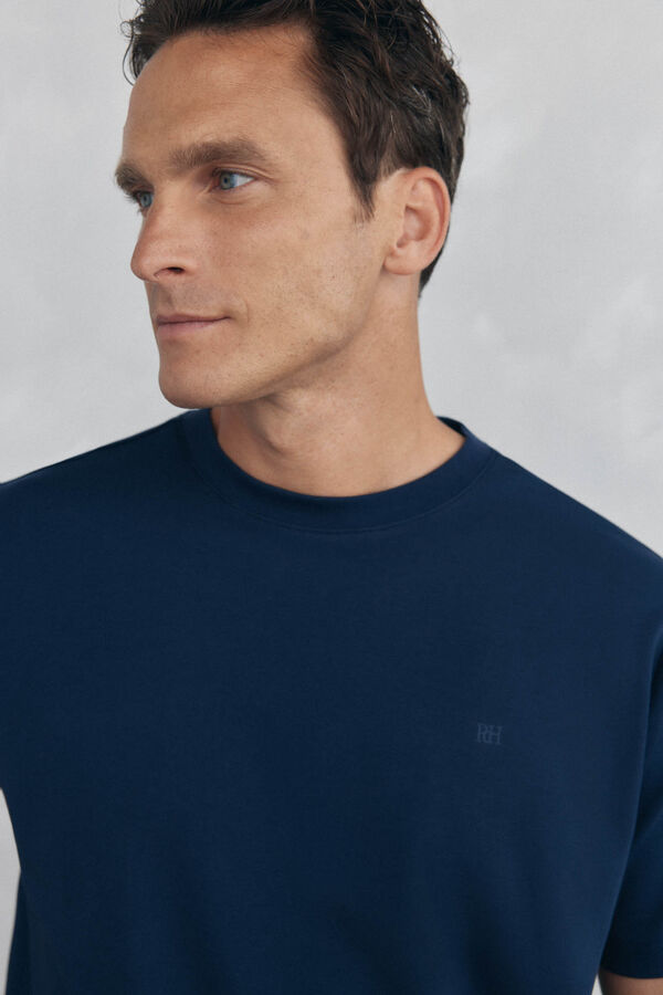 Pedro del Hierro Camiseta mercerizada Azul