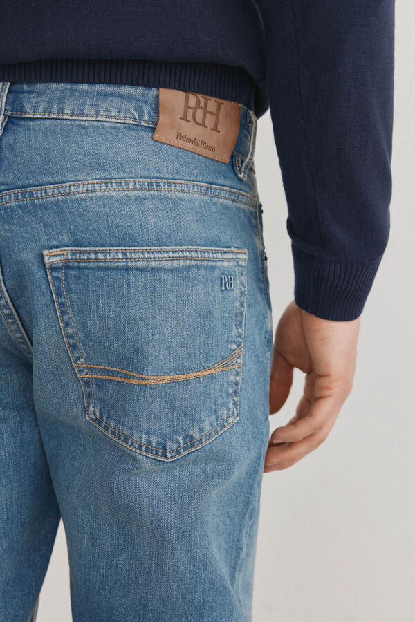 Pedro del Hierro Pantal&oacute;n vaquero premium flex slim fit Azul