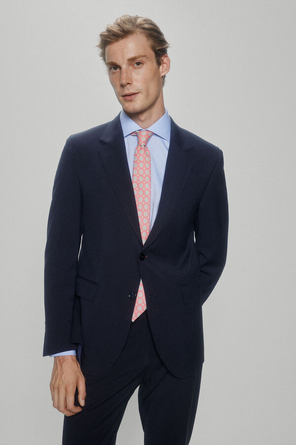 Pedro del Hierro Americana traje slim confort Azul