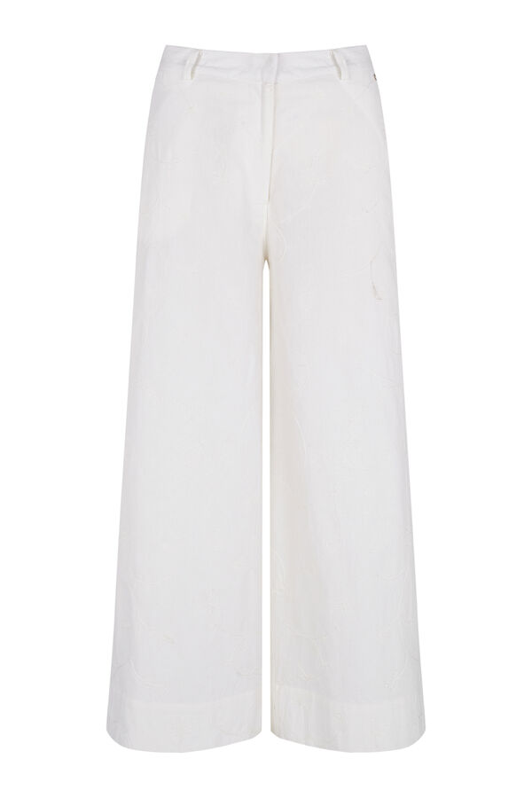 Pedro del Hierro Cal&ccedil;as flare largas cl&aacute;ssicas Branco