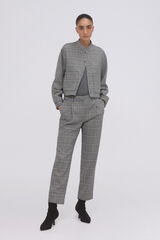 Pedro del Hierro Pantalon traje cuadros Gris