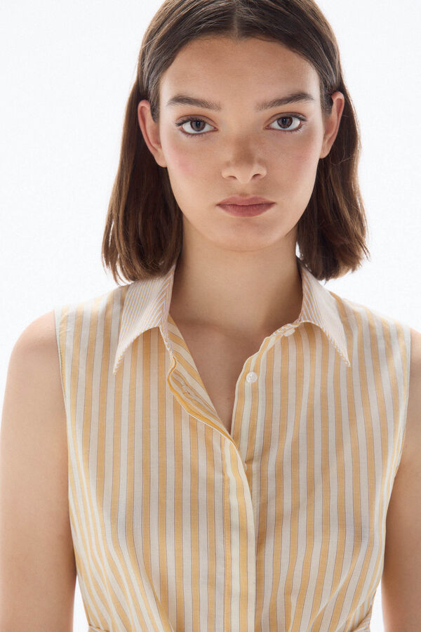 TFP by Tamara Falcó Blusa de rayas combinada Amarillo