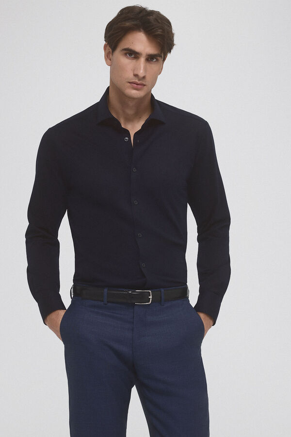 Pedro del Hierro Camisa de punto coolmax Azul