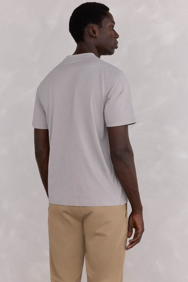 Pedro del Hierro Camiseta logo Gris