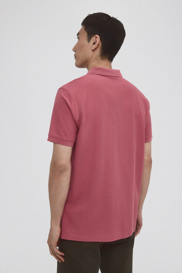 Pedro del Hierro Polo b&aacute;sico piqu&eacute; Burdeos