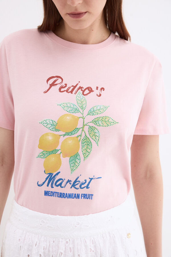 Pedro del Hierro T-shirt estampada pedro Rosa