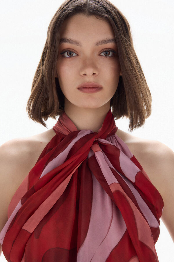 TFP by Tamara Falcó Top halter estampado Varios