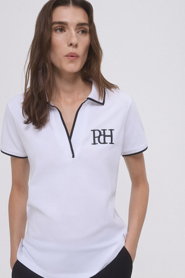 Pedro del Hierro Polo manga corta Beige