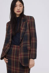 Pedro del Hierro Blazer traje cuadros Azul