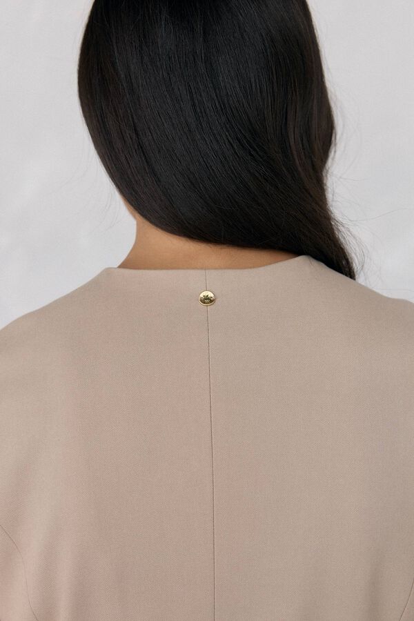 Pedro del Hierro Cinto de alfaiate sob medida Beige
