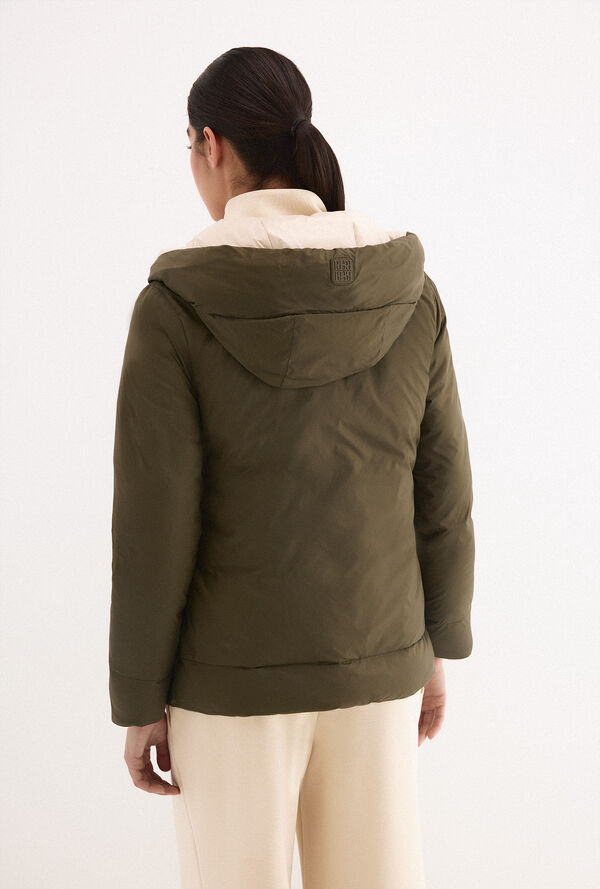 Pedro del Hierro Parka revers&iacute;vel com capuz Verde