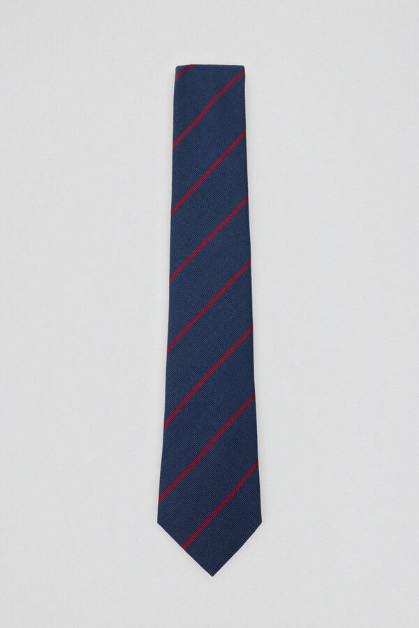 Pedro del Hierro Corbata seda natural Azul