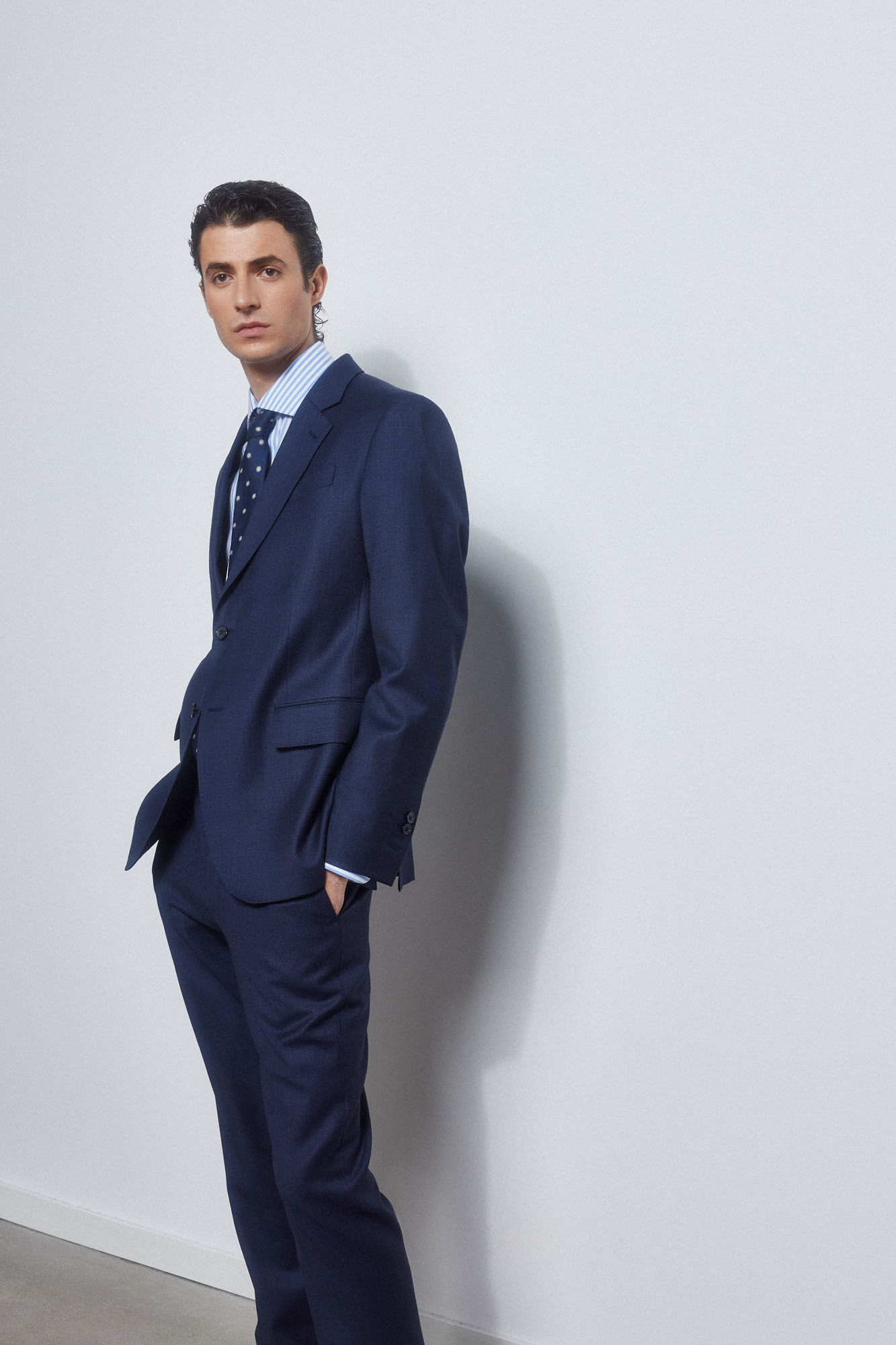 Pedro del Hierro Americana ojo perdiz bi-stretch slim