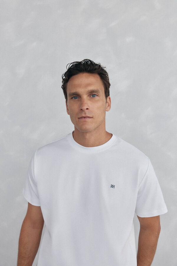 Pedro del Hierro Camiseta mercerizada Blanco