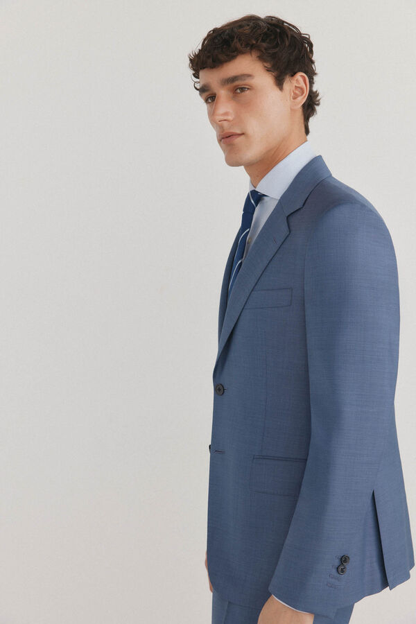 Pedro del Hierro Blazer sob medida Azul