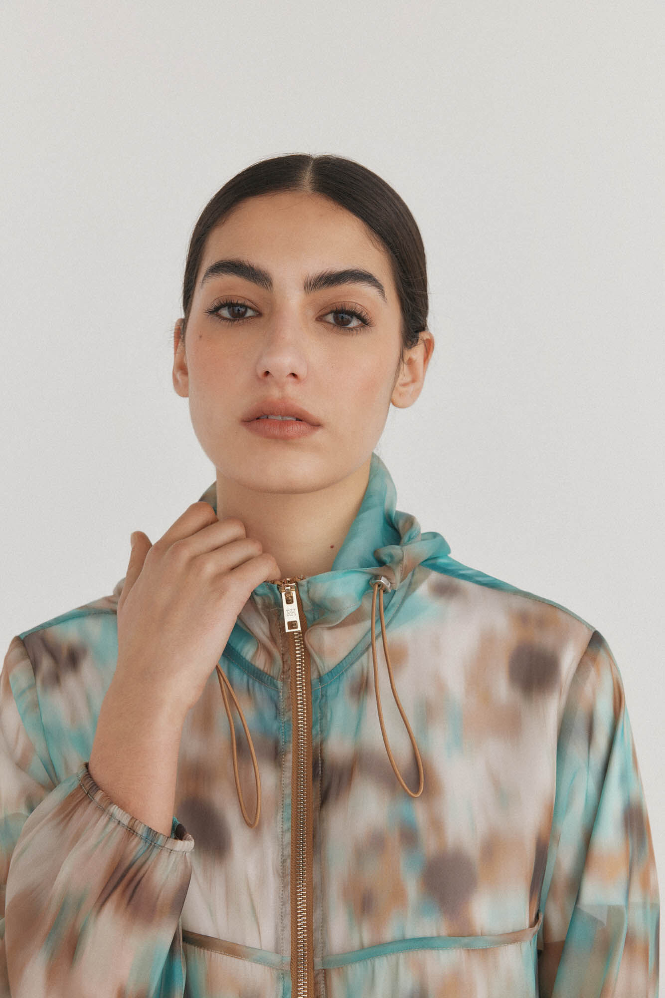 Pedro del Hierro Cazadora corta estampada