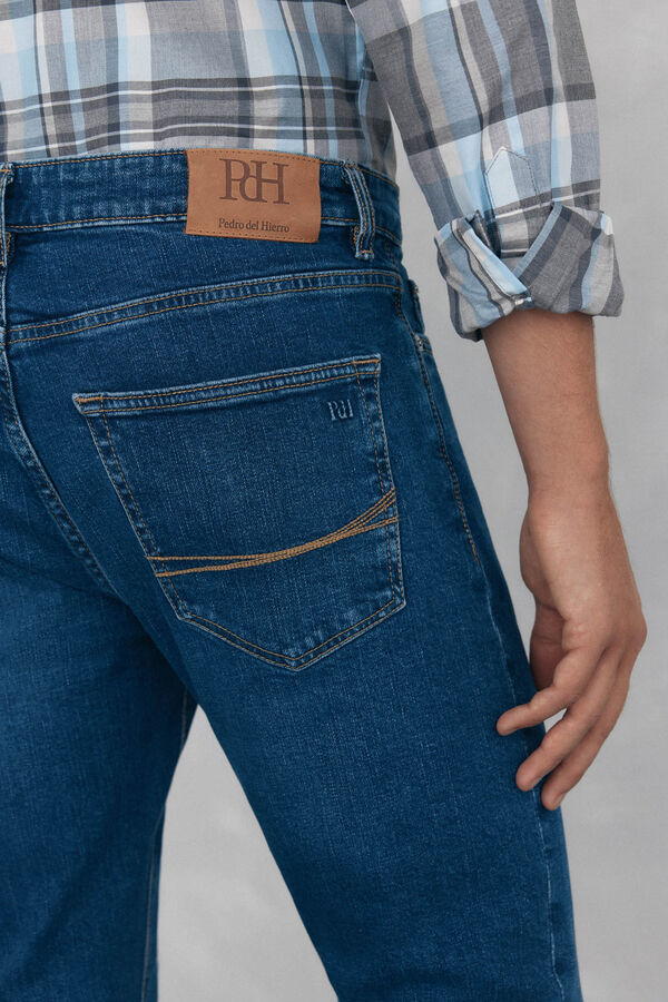 Pedro del Hierro Pantal&oacute;n vaquero premium flex slim fit Azul