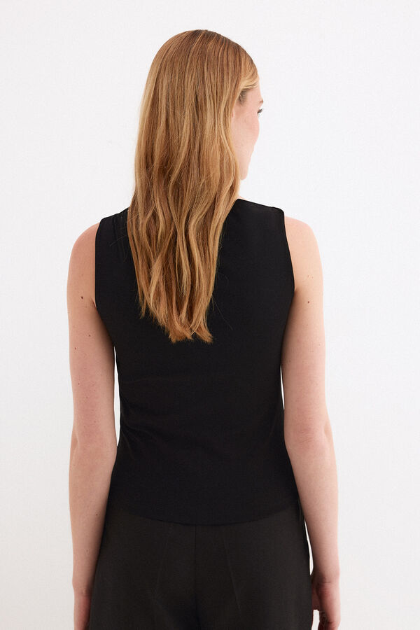Pedro del Hierro T-shirt sem mangas Preto