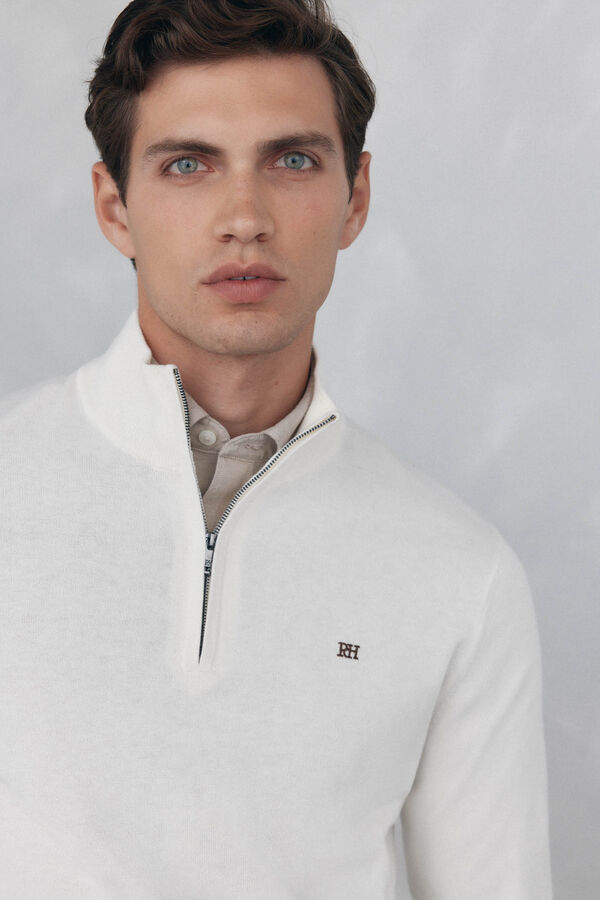 Pedro del Hierro Su&eacute;ter semi-cisne Branco