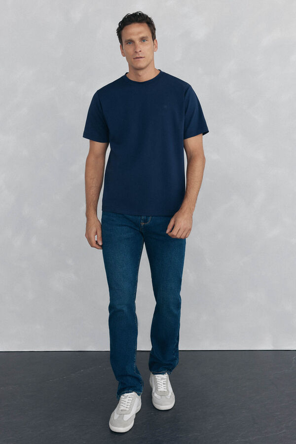 Pedro del Hierro Camiseta mercerizada Azul