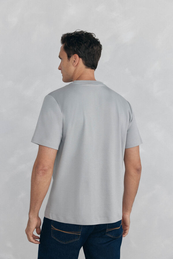 Pedro del Hierro Camiseta mercerizada Gris