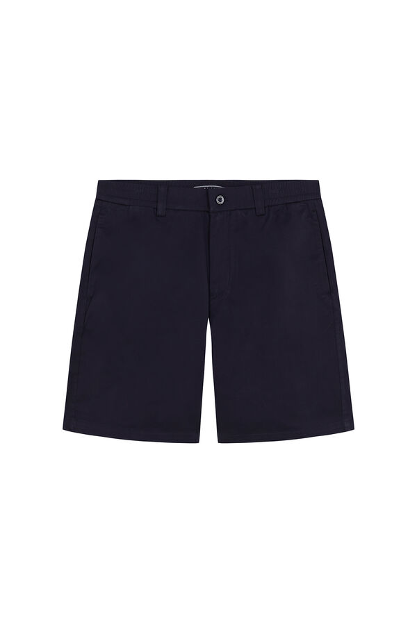 Pedro del Hierro Bermuda leve com el&aacute;sticos Azul