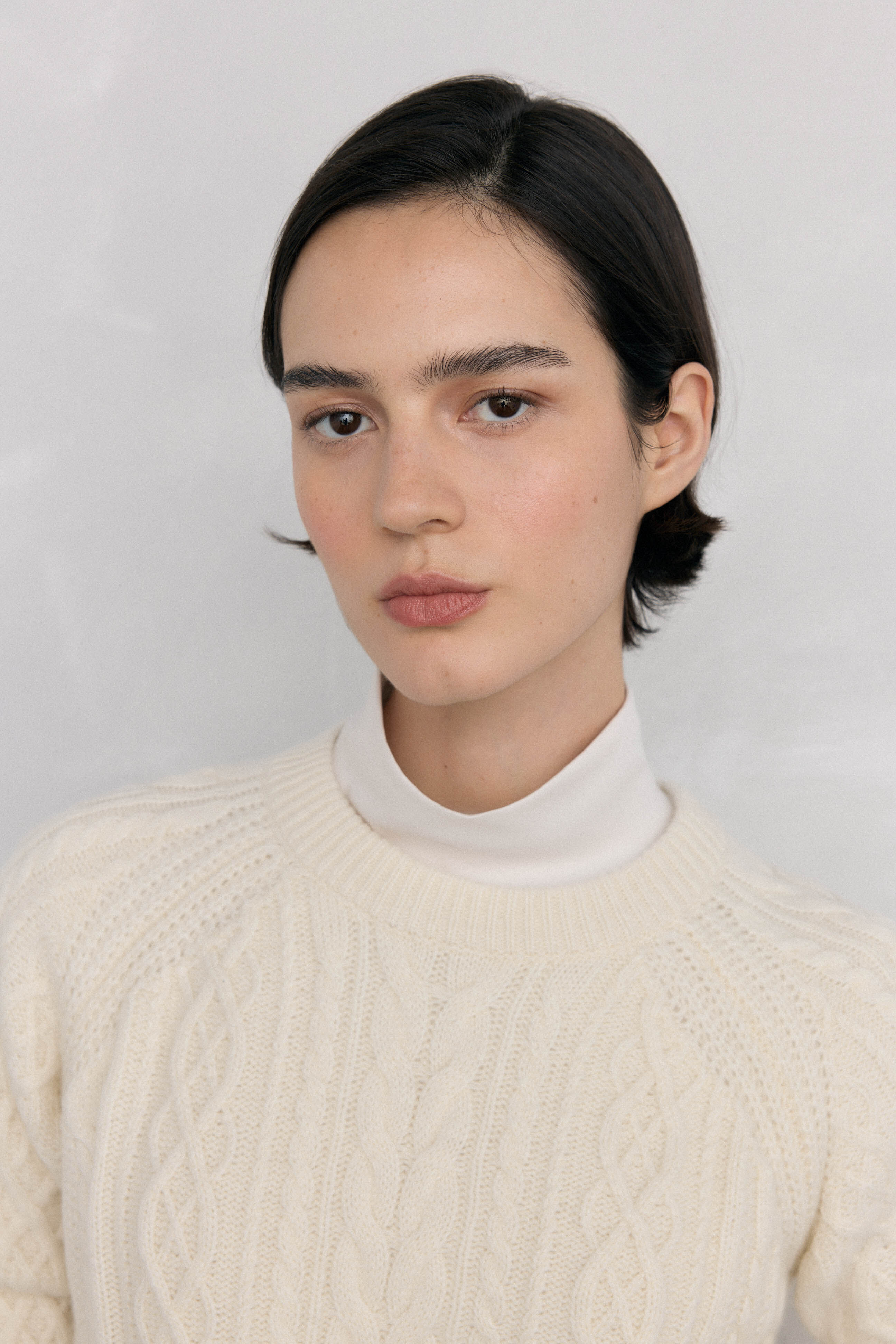 Pedro del Hierro Jersey lana premium ochos y trenzas
