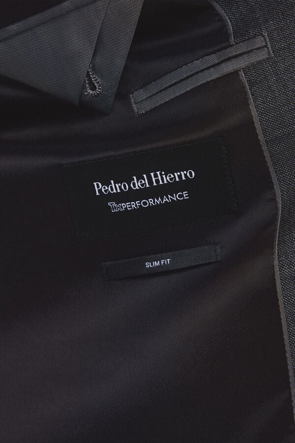 Pedro del Hierro Blazer slim bi-stretch Cizento