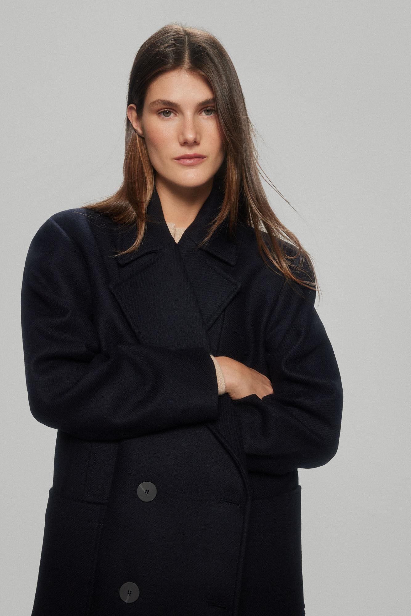 TFP by Tamara Falc&oacute; Abrigo oversize marinero