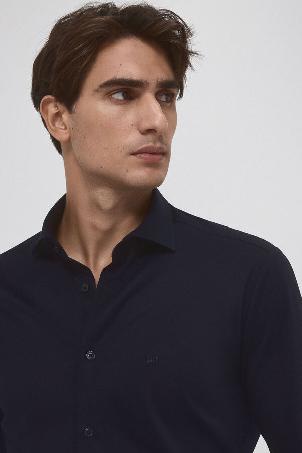 Pedro del Hierro Camisa de punto coolmax Azul