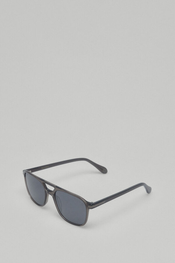 Pedro del Hierro Gafas pasta doble puente Gris