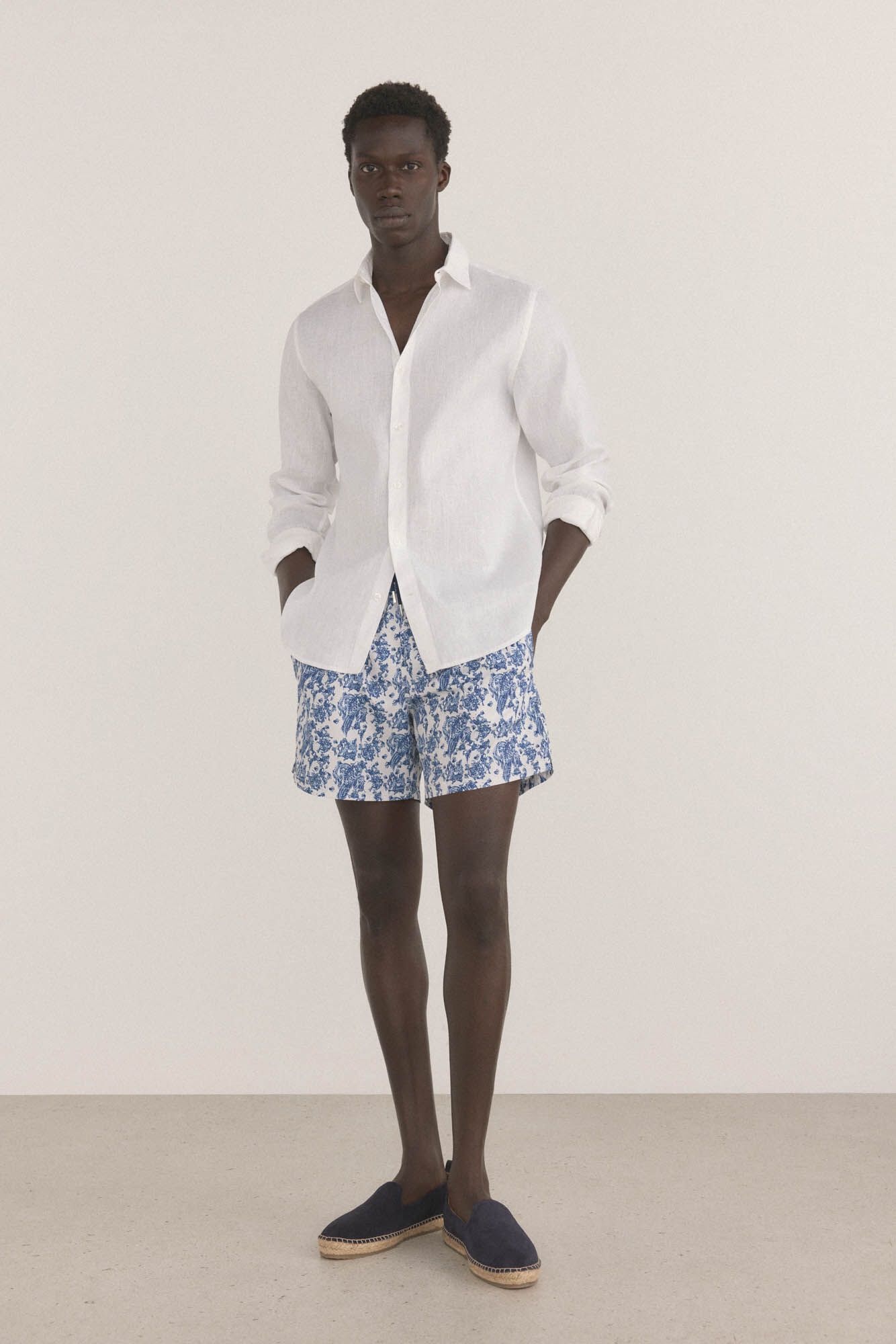 Pedro del Hierro Ba&ntilde;ador estampado floral