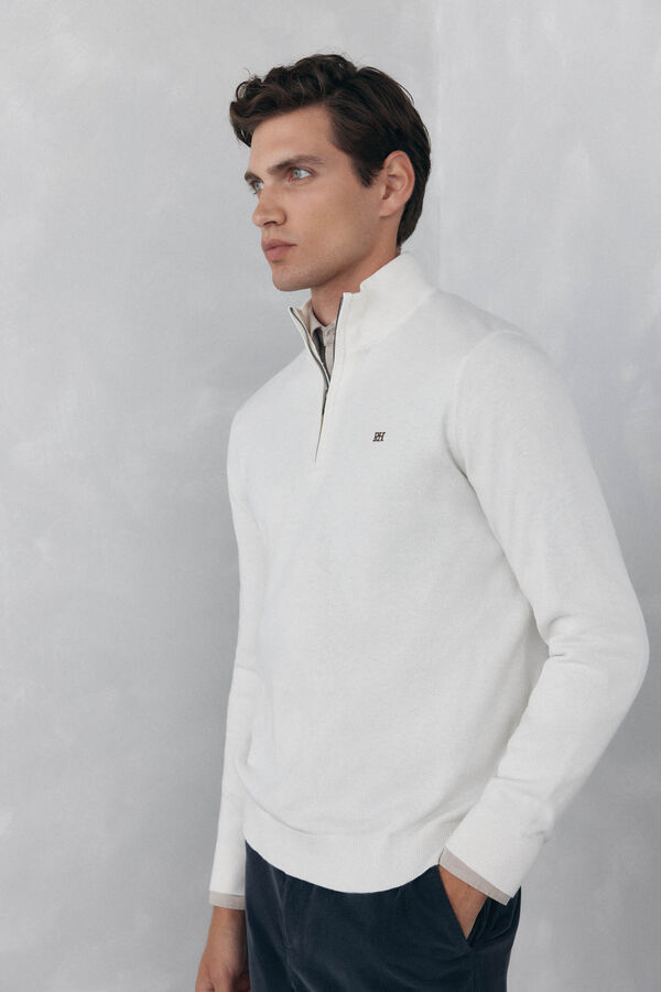 Pedro del Hierro Su&eacute;ter semi-cisne Branco